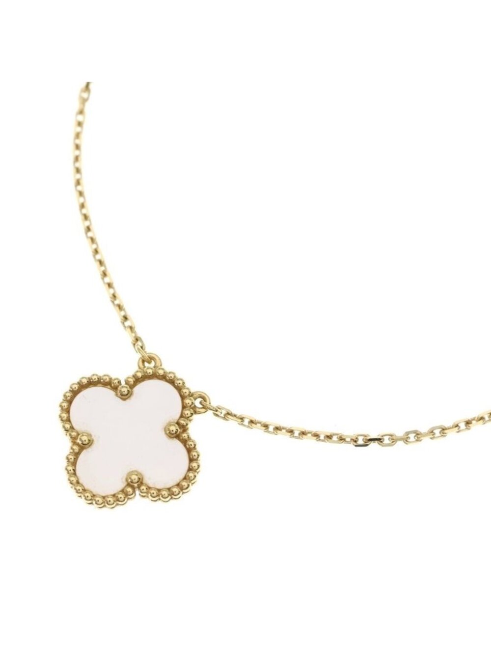 Van Cleef & Arpels Vintage Maza Obupearl Necklace 18k Yellow Gold